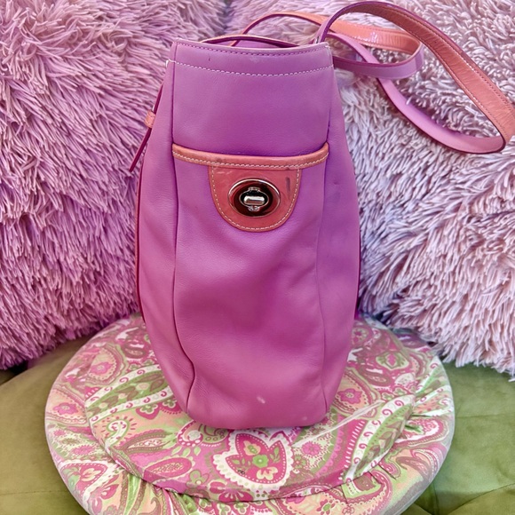 Coach Pink Tote Bag - Picture 7 of 11